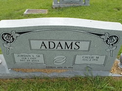 Callie Marie <I>Suggs</I> Adams 