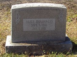 Alice Holdiness 
