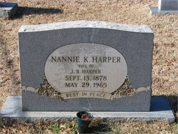 Nannie <I>Kirk</I> Harper 