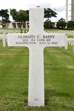 Sgt Howard C Barry 