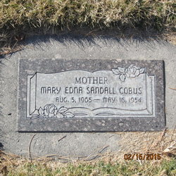 Mary Edna <I>Sandall</I> Elkins Cobus Smith 