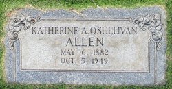 Katherine Anne <I>O'Sullivan</I> Allen 