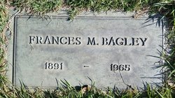 Frances M “Frannie” <I>Thomas</I> Bagley 