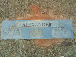 Alice <I>Arnold</I> Alexander 