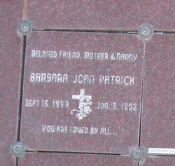 Barbara Joan <I>Sevedge</I> Patrick 