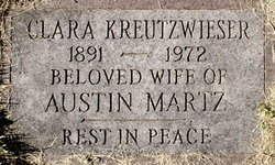 Clara Sophia <I>Kreutzwieser</I> Martz 
