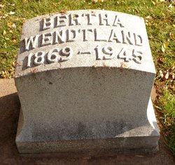 Bertha <I>Ploetz</I> Wendtland 