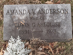 Amanda Victoria <I>Anderson</I> Ahlquist 