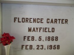 Florence May <I>Carter</I> Mayfield 