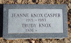 Jeanne <I>Knox</I> Casper 