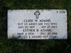 Clide White Adams 