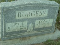 Cora J <I>Barefield</I> Burgess 