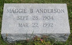 Maggie <I>Boyer</I> Anderson 