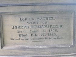 Louisa Maria <I>Mather</I> Mansfield 