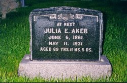 Julia Elmore <I>Miller</I> Aker 