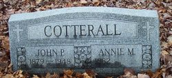 Annie M <I>Meehan</I> Cotteral 