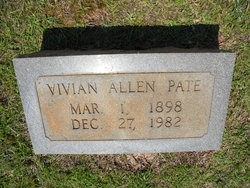 Vivian <I>Allen</I> Pate 