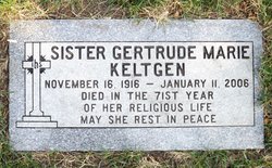 Sr Gertrude Marie “Dorothy Louise” Keltgen 