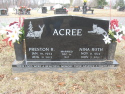 Nina Ruth <I>Ray</I> Acree 