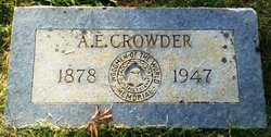 Alfred Edward “A.E.” Crowder 