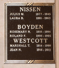 Rosemary <I>Nissen</I> Boyden 
