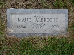Fannie Maud “Maud” <I>Friddell</I> Albrecht 