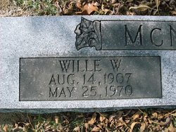 Willie W McNeer 