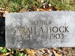 Sarah Adelaide <I>Barringer</I> Hock 