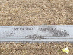 Effie Viola <I>Edwards</I> Anderson 