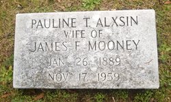 Pauline T. <I>Alxsin</I> Mooney 