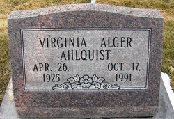 Virginia T. <I>Alger</I> Ahlquist 