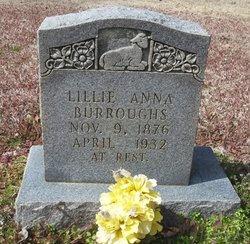 Lillian Anna “Lillie” Burroughs 