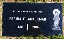 Freida Florence <I>Ingram</I> Ackerman 