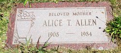 Alice T Allen 