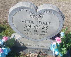 Mittie E Leomie <I>Smith</I> Andrews 