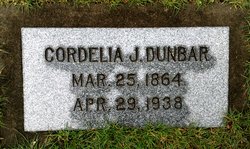 Cordelia Jane <I>Johnson</I> Dunbar 