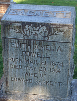 Edith Amelia <I>Powell</I> Sackett 