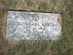 PVT Joseph Earl Aarons 