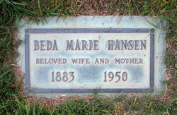 Beatrice Marie “Beda” <I>Grisell</I> Hansen 