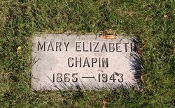Mary Elizabeth <I>Thompson</I> Chapin 
