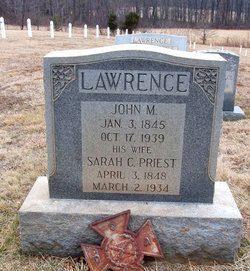 Sarah Cordelia <I>Priest</I> Lawrence 