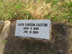 Faith <I>Gordon</I> Easton 