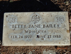 Mrs Betty Jane <I>Hanchett</I> Bailey 