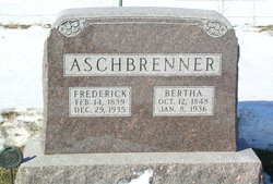 Bertha Auguste Henriette <I>Kluender</I> Aschbrenner 