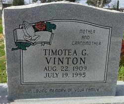 Timotea Mainez <I>Gonzales</I> Vinton 