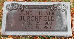 June Margaret <I>Hillyer</I> Burchfield 