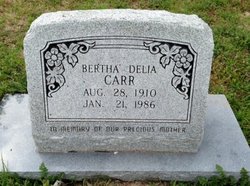 Bertha Delia <I>Behrens</I> Carr 