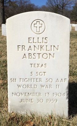 SGT Ellis Franklin Abston 