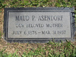 Maud Ethel <I>Patton</I> Asendorf 