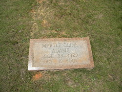 Myrtle <I>Cline</I> Adams 